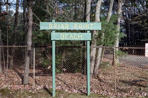 Briar Point Beach sign