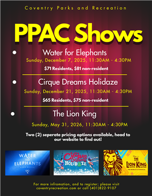 PPAC Shows
